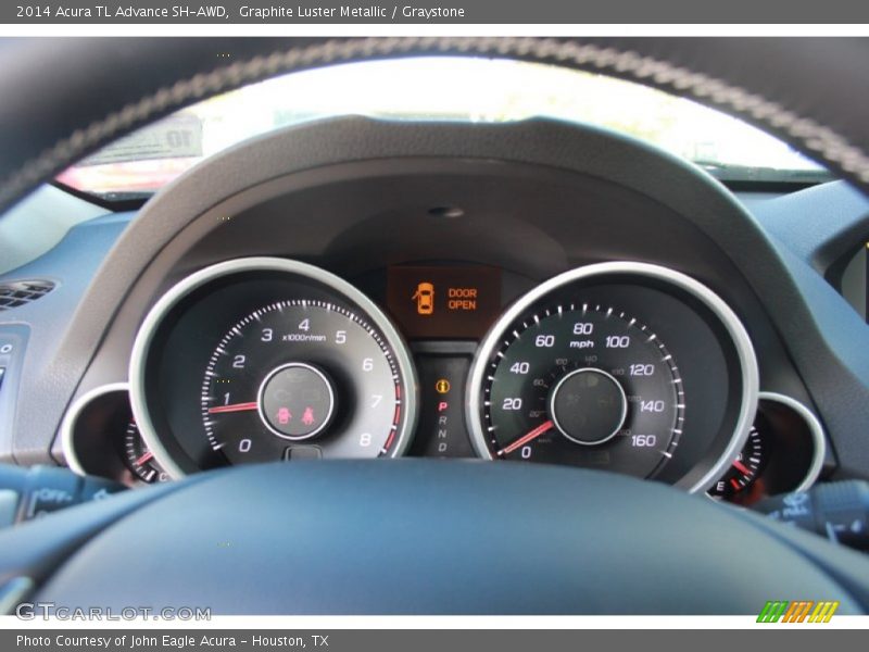 Graphite Luster Metallic / Graystone 2014 Acura TL Advance SH-AWD
