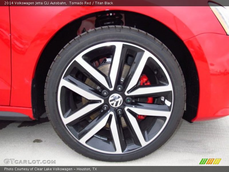 Tornado Red / Titan Black 2014 Volkswagen Jetta GLI Autobahn