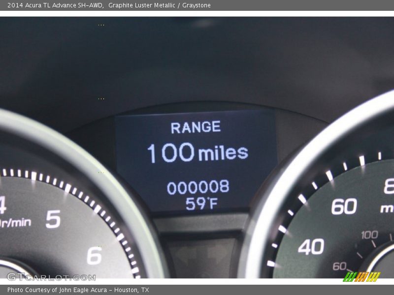 Graphite Luster Metallic / Graystone 2014 Acura TL Advance SH-AWD