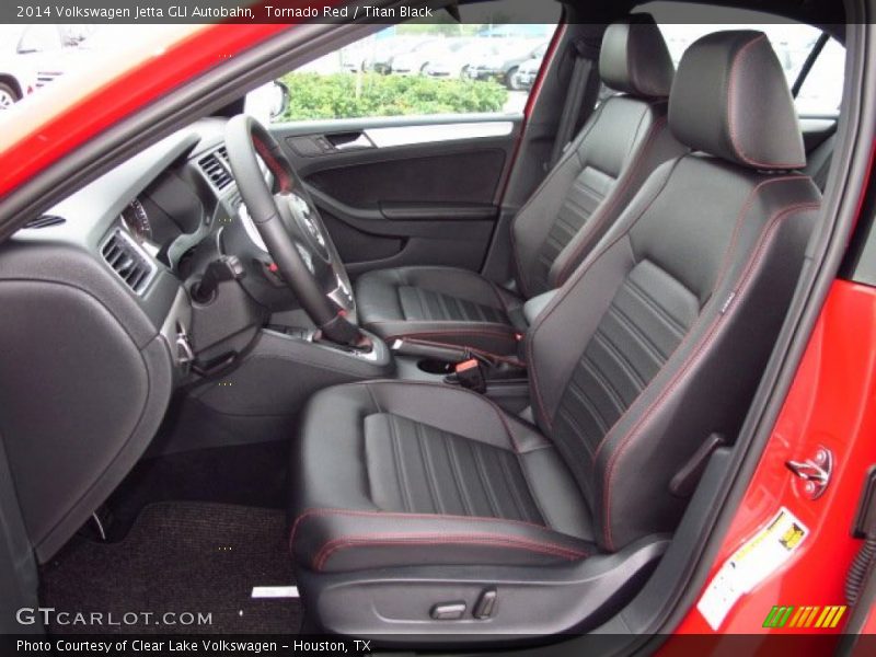 Tornado Red / Titan Black 2014 Volkswagen Jetta GLI Autobahn