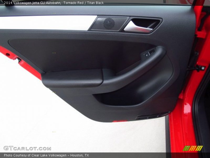 Tornado Red / Titan Black 2014 Volkswagen Jetta GLI Autobahn