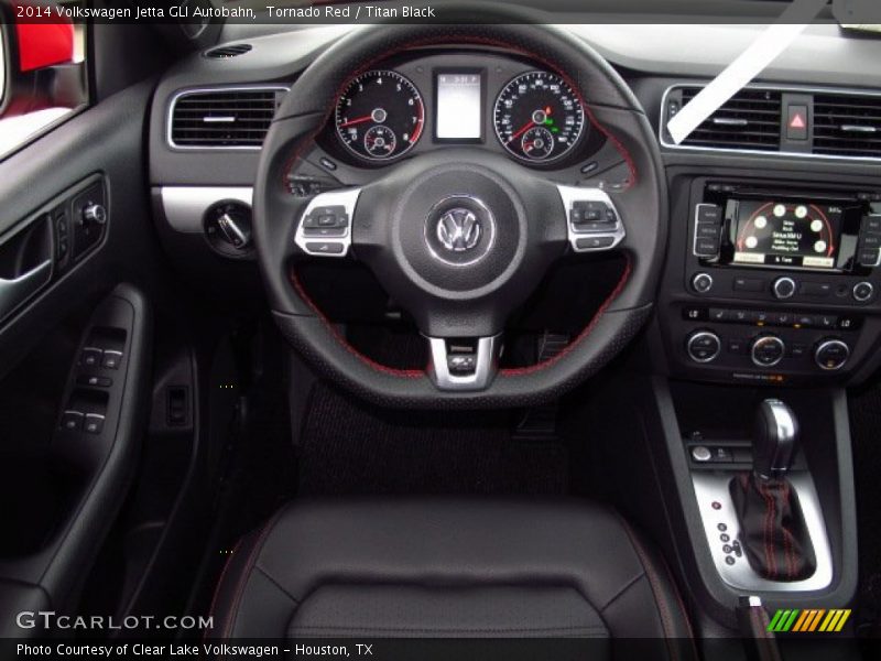 Tornado Red / Titan Black 2014 Volkswagen Jetta GLI Autobahn