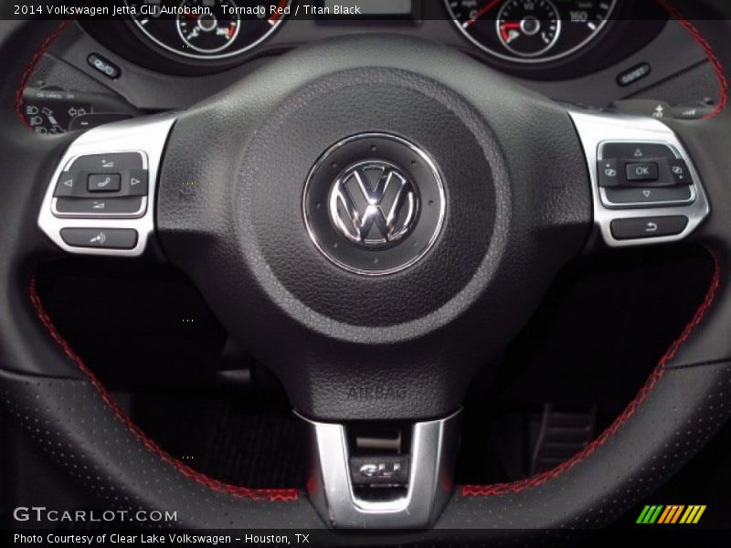 Tornado Red / Titan Black 2014 Volkswagen Jetta GLI Autobahn