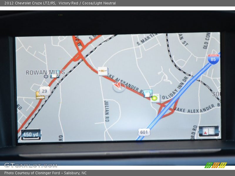 Navigation of 2012 Cruze LTZ/RS