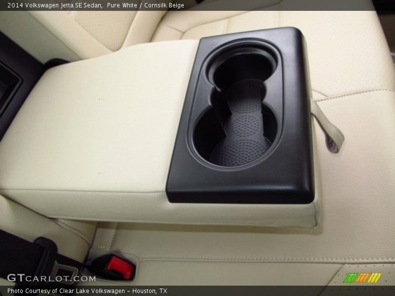 Pure White / Cornsilk Beige 2014 Volkswagen Jetta SE Sedan