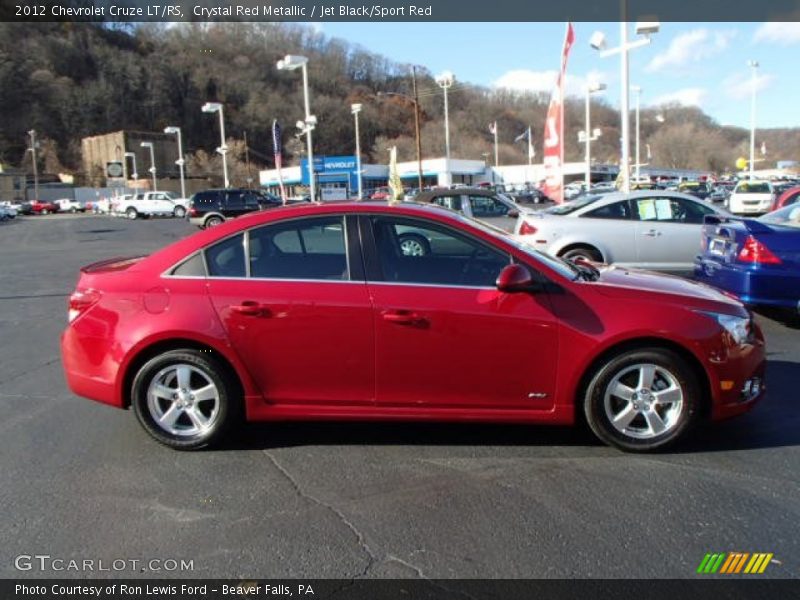 Crystal Red Metallic / Jet Black/Sport Red 2012 Chevrolet Cruze LT/RS