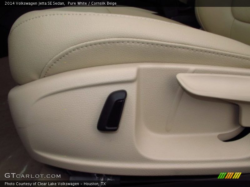 Pure White / Cornsilk Beige 2014 Volkswagen Jetta SE Sedan
