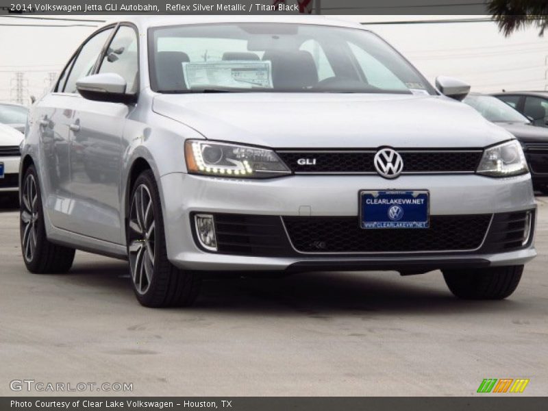 Reflex Silver Metallic / Titan Black 2014 Volkswagen Jetta GLI Autobahn
