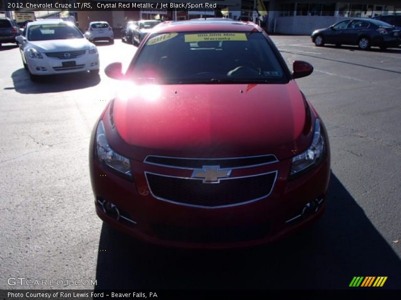 Crystal Red Metallic / Jet Black/Sport Red 2012 Chevrolet Cruze LT/RS