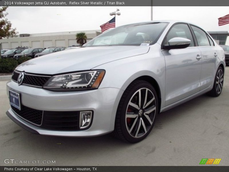 Reflex Silver Metallic / Titan Black 2014 Volkswagen Jetta GLI Autobahn