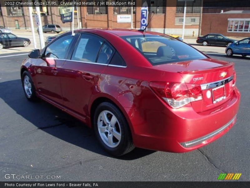 Crystal Red Metallic / Jet Black/Sport Red 2012 Chevrolet Cruze LT/RS