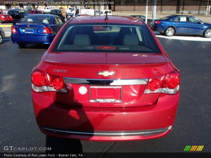 Crystal Red Metallic / Jet Black/Sport Red 2012 Chevrolet Cruze LT/RS
