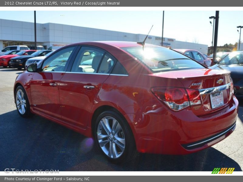 Victory Red / Cocoa/Light Neutral 2012 Chevrolet Cruze LTZ/RS