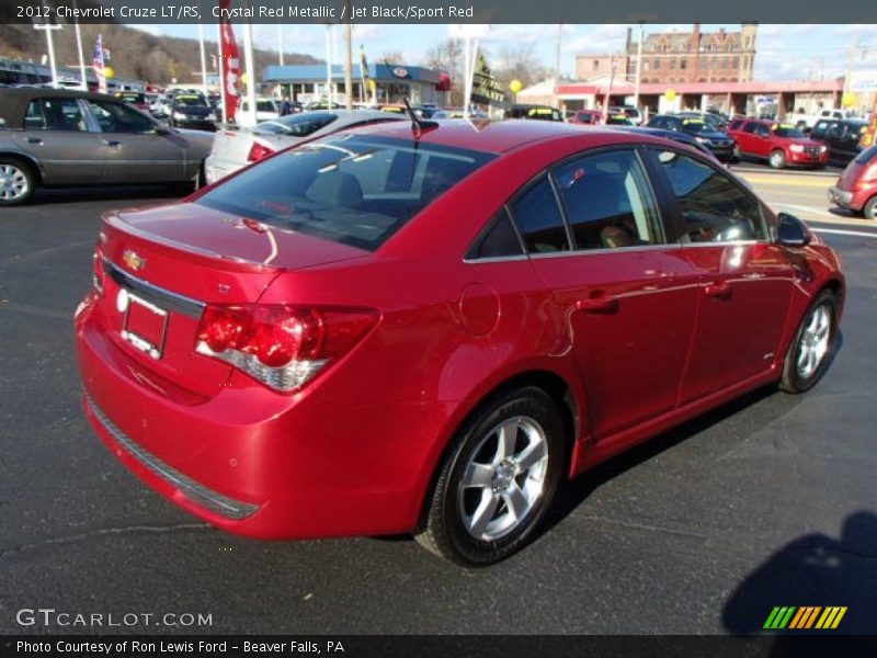Crystal Red Metallic / Jet Black/Sport Red 2012 Chevrolet Cruze LT/RS