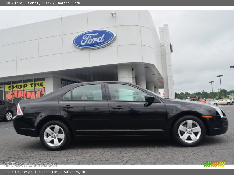 Black / Charcoal Black 2007 Ford Fusion SE