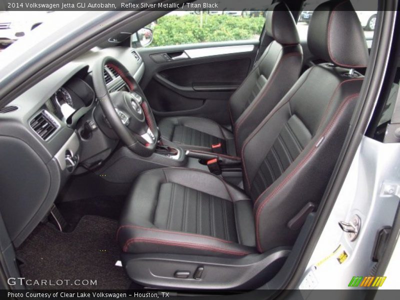 Reflex Silver Metallic / Titan Black 2014 Volkswagen Jetta GLI Autobahn