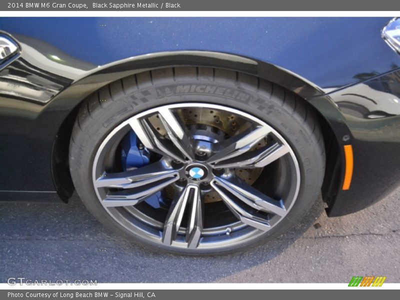 Black Sapphire Metallic / Black 2014 BMW M6 Gran Coupe