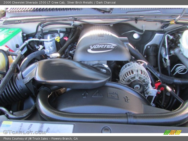 Silver Birch Metallic / Dark Charcoal 2006 Chevrolet Silverado 1500 LT Crew Cab