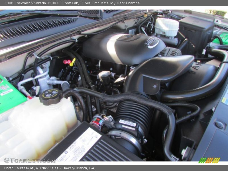 Silver Birch Metallic / Dark Charcoal 2006 Chevrolet Silverado 1500 LT Crew Cab