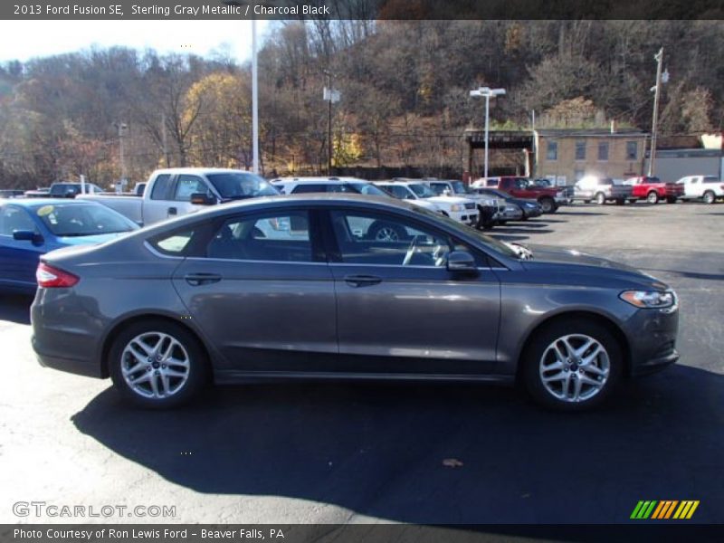 Sterling Gray Metallic / Charcoal Black 2013 Ford Fusion SE