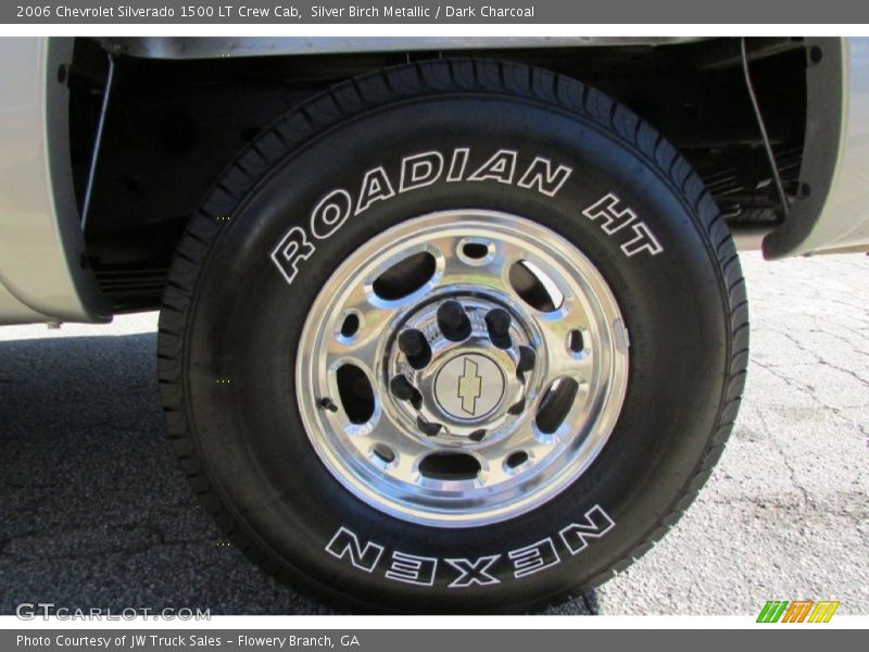 Silver Birch Metallic / Dark Charcoal 2006 Chevrolet Silverado 1500 LT Crew Cab