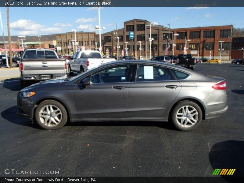 Sterling Gray Metallic / Charcoal Black 2013 Ford Fusion SE