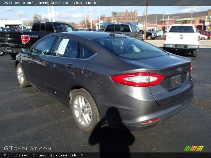 Sterling Gray Metallic / Charcoal Black 2013 Ford Fusion SE