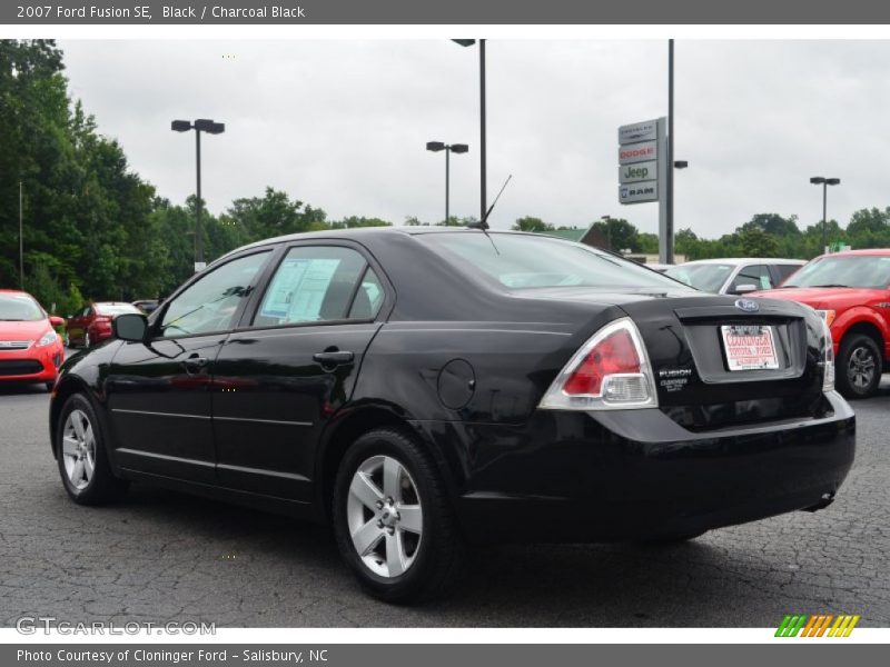 Black / Charcoal Black 2007 Ford Fusion SE