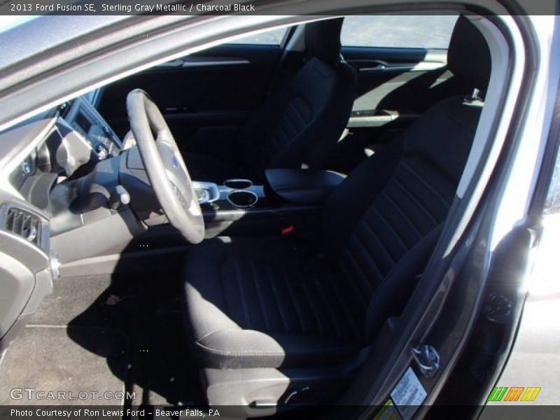 Sterling Gray Metallic / Charcoal Black 2013 Ford Fusion SE