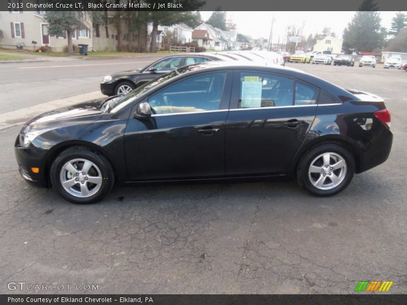 Black Granite Metallic / Jet Black 2013 Chevrolet Cruze LT