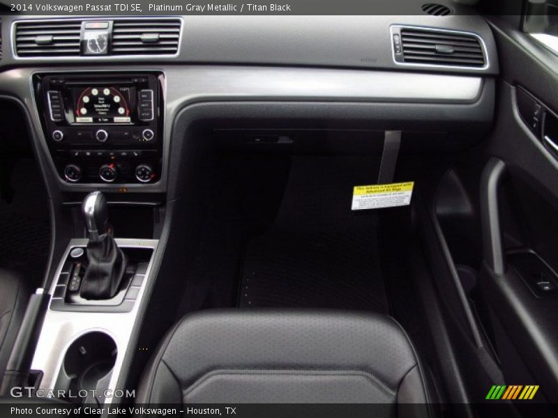 Platinum Gray Metallic / Titan Black 2014 Volkswagen Passat TDI SE