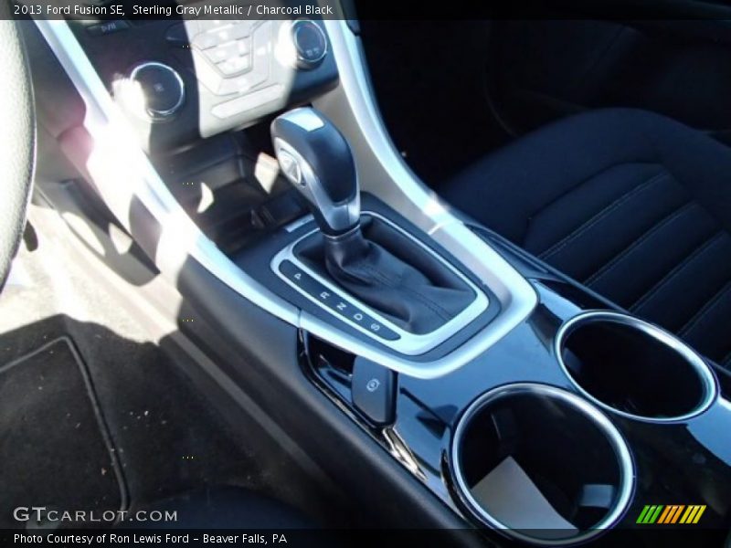 Sterling Gray Metallic / Charcoal Black 2013 Ford Fusion SE