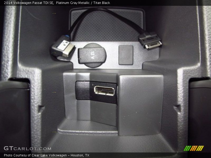 Platinum Gray Metallic / Titan Black 2014 Volkswagen Passat TDI SE