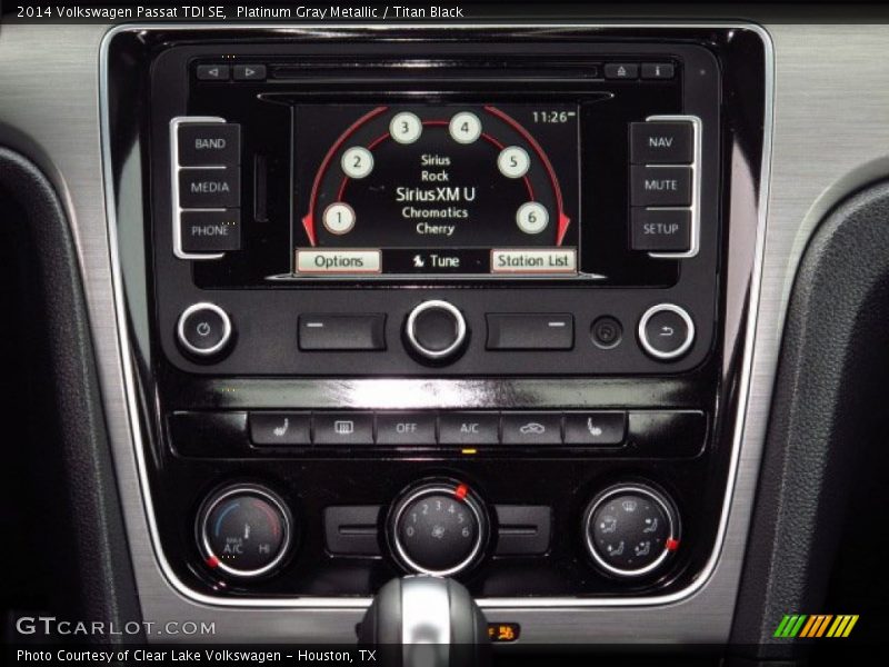 Platinum Gray Metallic / Titan Black 2014 Volkswagen Passat TDI SE