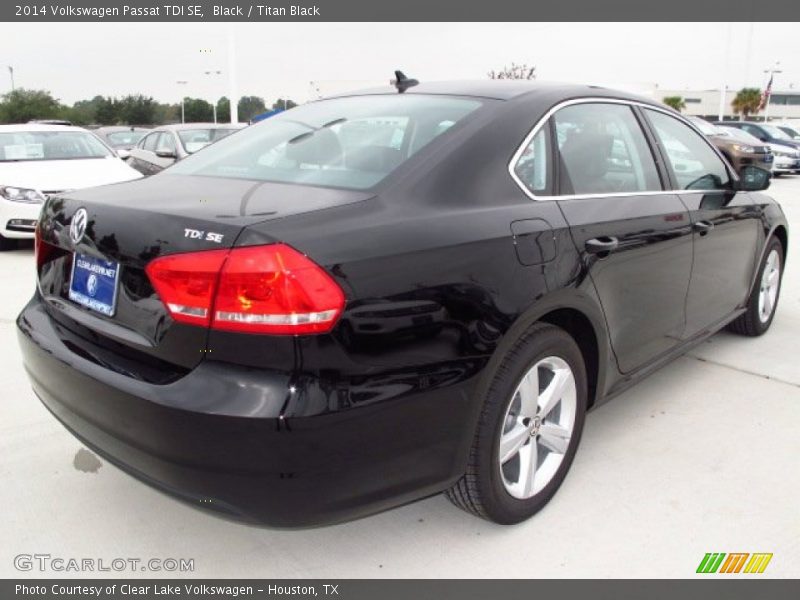 Black / Titan Black 2014 Volkswagen Passat TDI SE
