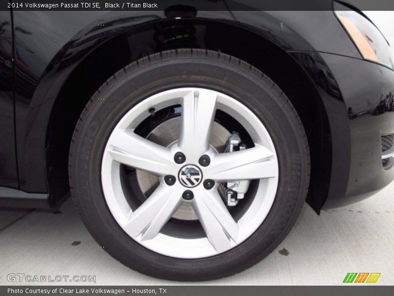 Black / Titan Black 2014 Volkswagen Passat TDI SE