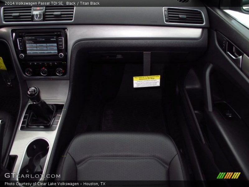 Black / Titan Black 2014 Volkswagen Passat TDI SE