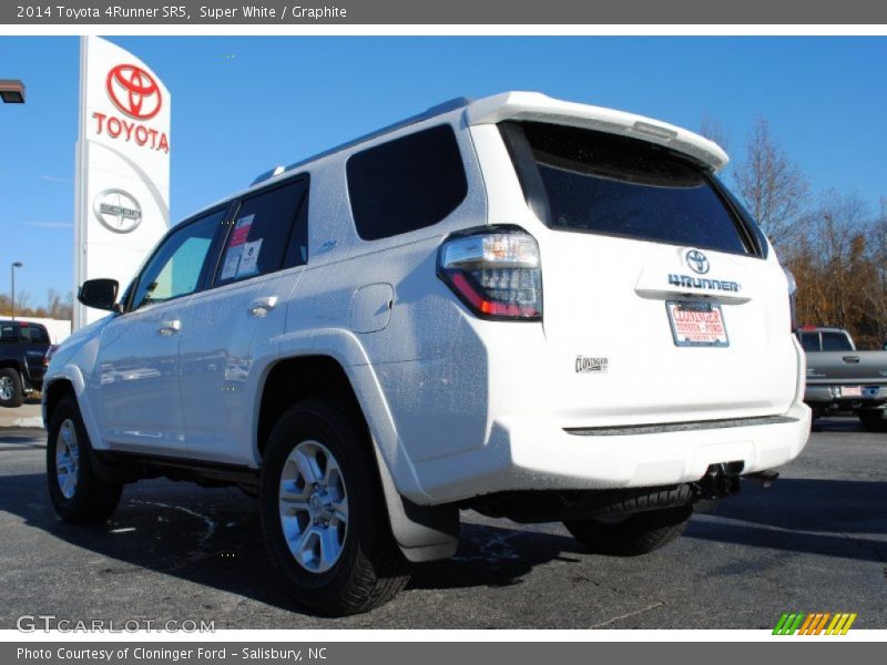 Super White / Graphite 2014 Toyota 4Runner SR5