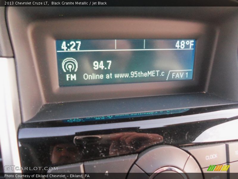 Black Granite Metallic / Jet Black 2013 Chevrolet Cruze LT
