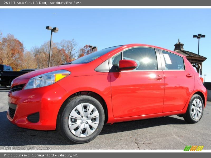  2014 Yaris L 3 Door Absolutely Red