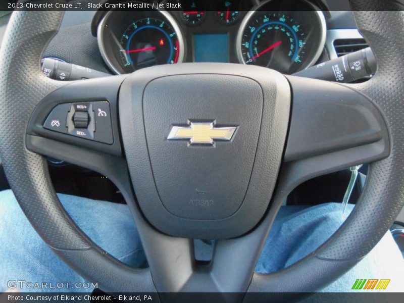 Black Granite Metallic / Jet Black 2013 Chevrolet Cruze LT