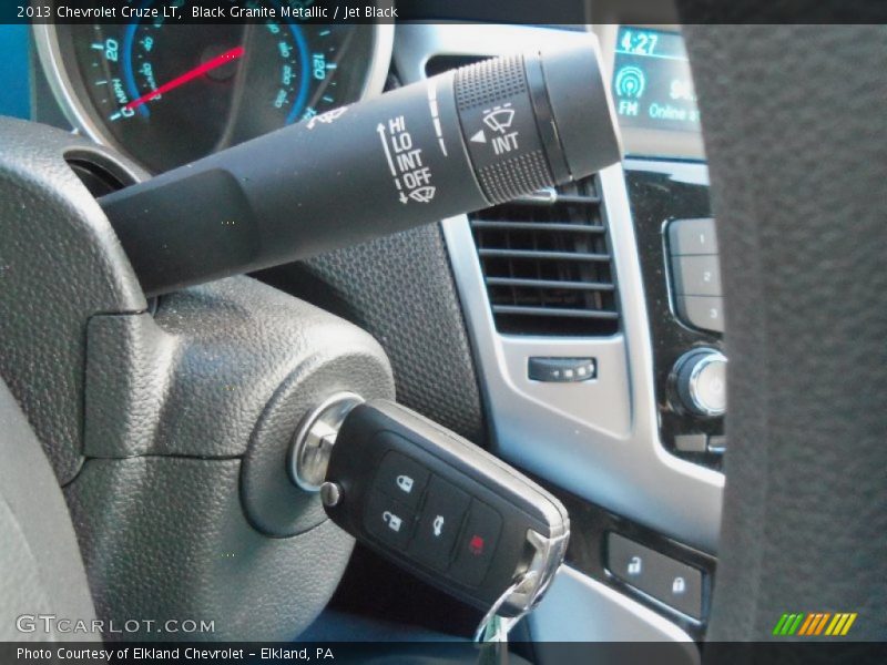 Black Granite Metallic / Jet Black 2013 Chevrolet Cruze LT