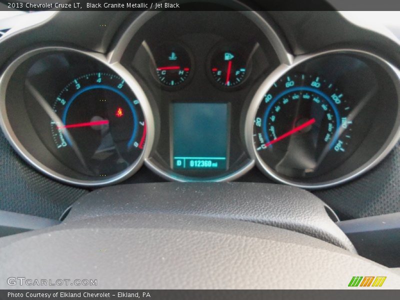 Black Granite Metallic / Jet Black 2013 Chevrolet Cruze LT