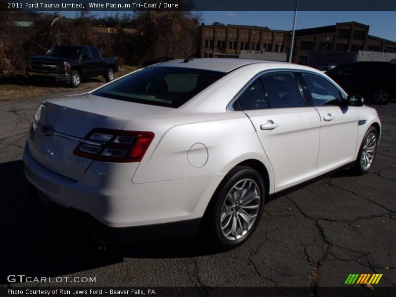 White Platinum Tri-Coat / Dune 2013 Ford Taurus Limited