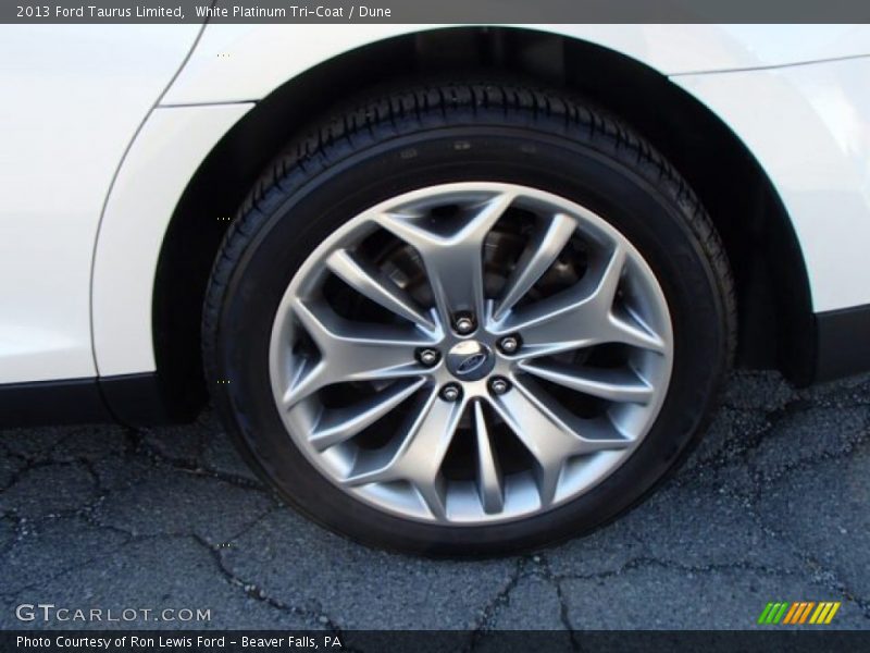 White Platinum Tri-Coat / Dune 2013 Ford Taurus Limited