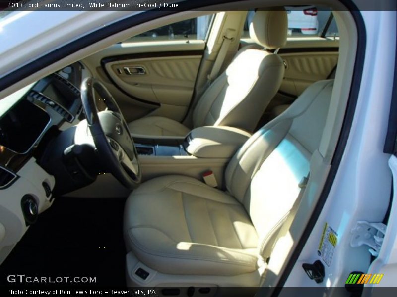 White Platinum Tri-Coat / Dune 2013 Ford Taurus Limited