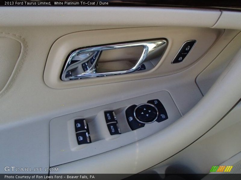 White Platinum Tri-Coat / Dune 2013 Ford Taurus Limited