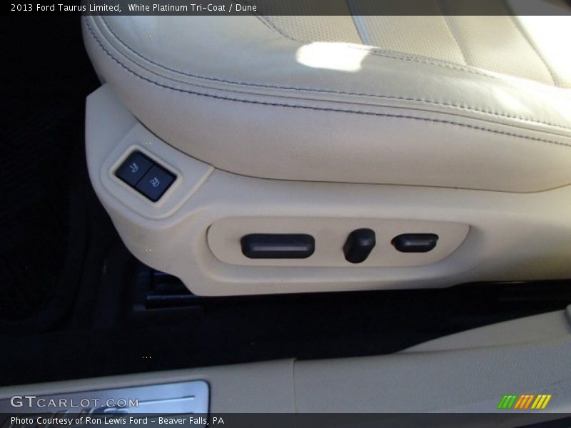 White Platinum Tri-Coat / Dune 2013 Ford Taurus Limited