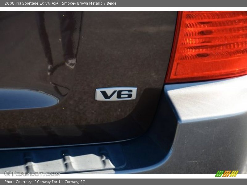 Smokey Brown Metallic / Beige 2008 Kia Sportage EX V6 4x4