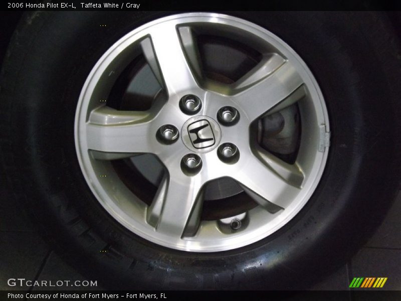 Taffeta White / Gray 2006 Honda Pilot EX-L